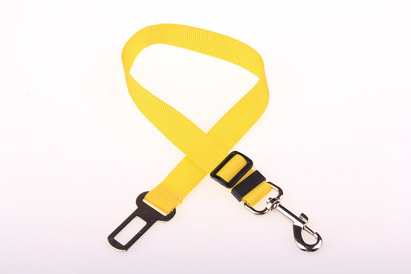 Adjustable dog safety belt