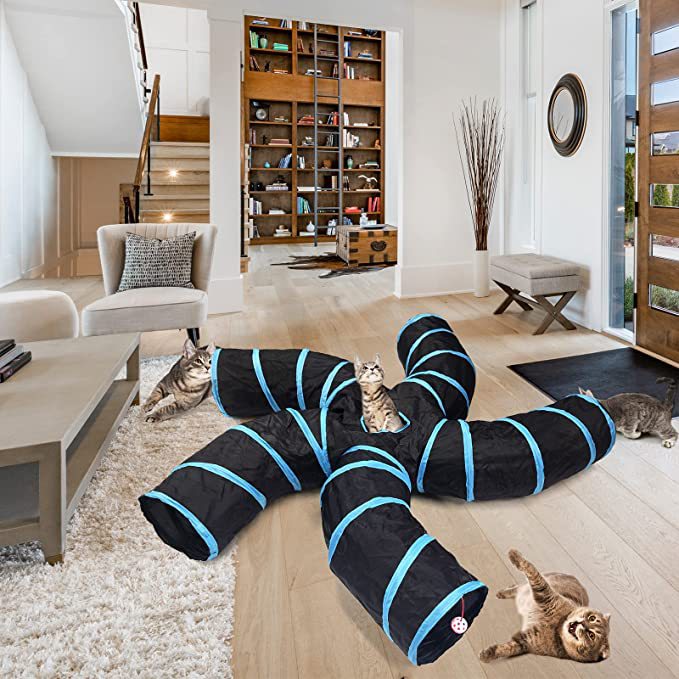 Tunnel Motif Arbre Chat