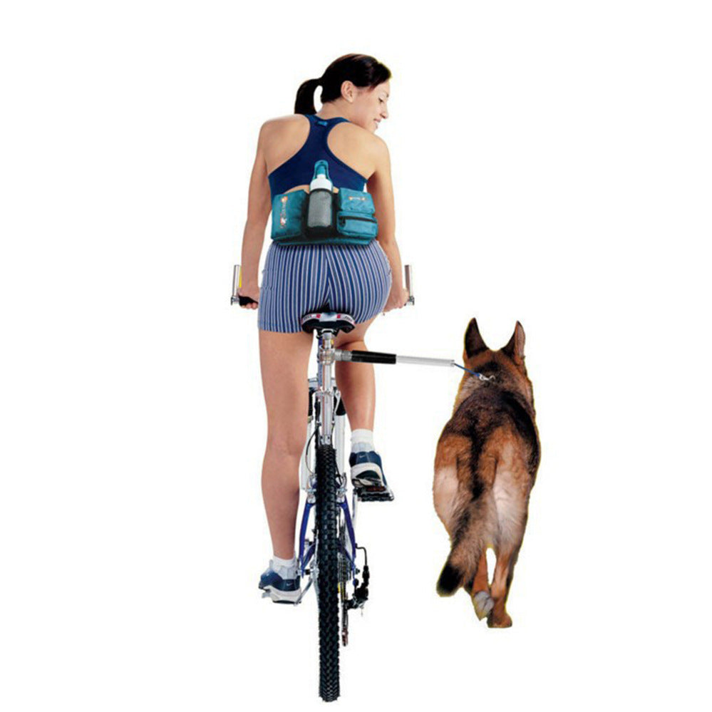 Chaîne de traction pour chien à vélo, laisse détachable, harnais pour chien